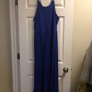 Blue maxi dress